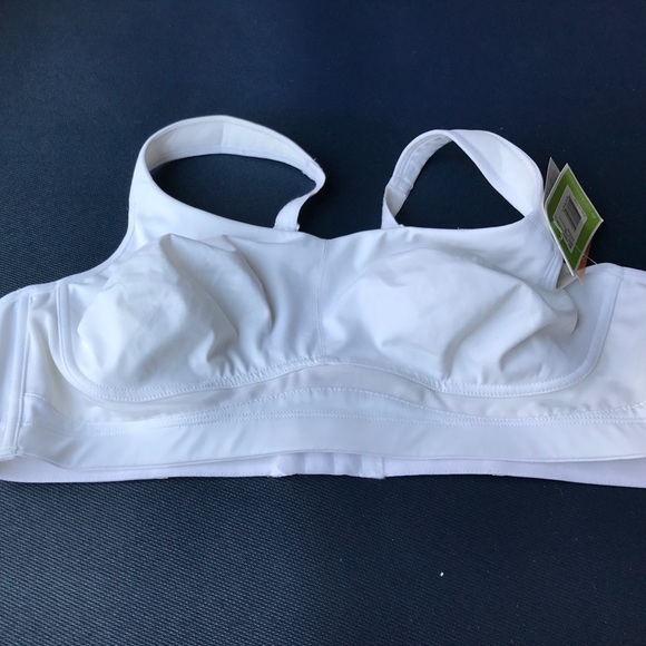 NWT Moving Comfort Iris Sports Bra C/D Cup White Small - Picture 3 of 8
